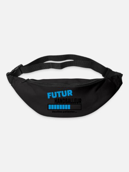 futur handballeur - Sac banane - noir