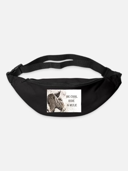 Be Cool Ride A Mule - Gürteltasche - Schwarz
