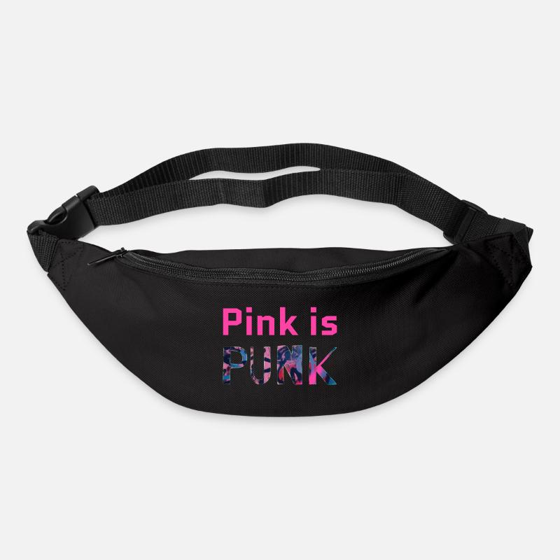 Pink is Punk - Gürteltasche - Schwarz