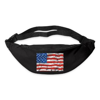 Amerika - Gürteltasche - Schwarz - Vorne