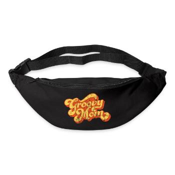 Groovy Mom - Vintage Style Design - Bum bag - black - Front