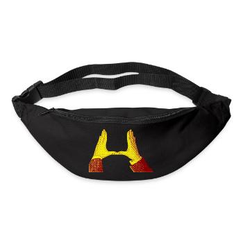 hands - Sac banane - noir - Devant