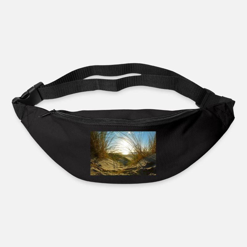 Idylle des dunes - Sac banane - noir