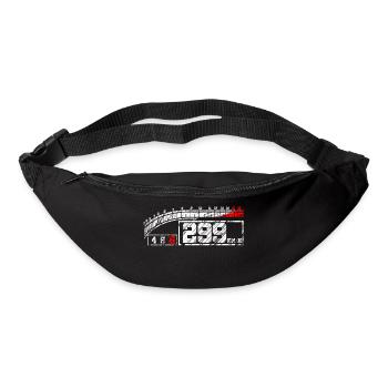 Compteur de vitesse moto 299km/h - Sac banane - noir - Devant