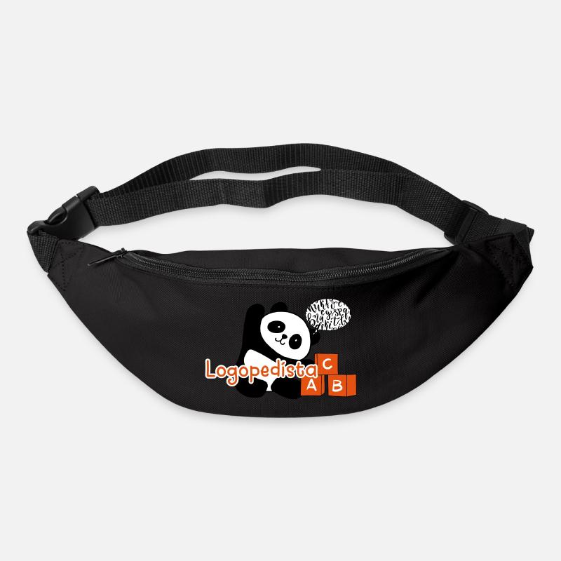 Logopäde Panda - Gürteltasche - Schwarz