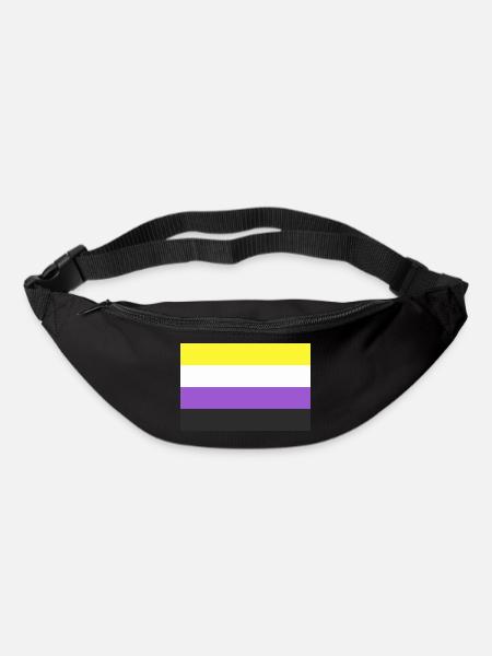 LGBT Non-binary - Bum bag - black