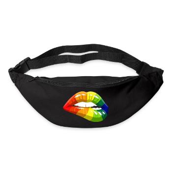 Pride Lips - Gürteltasche - Schwarz - Vorne