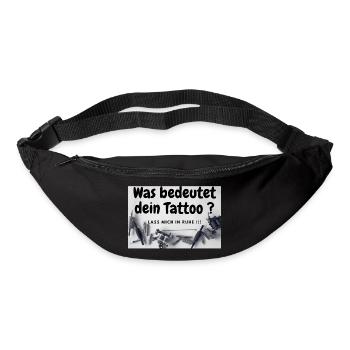 Was bedeutet dein Tattoo - Gürteltasche - Schwarz - Vorne
