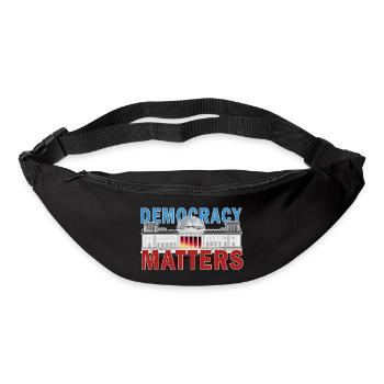 Demokratie Democracy Matters Bundestag Berlin - Bum bag - black - Front