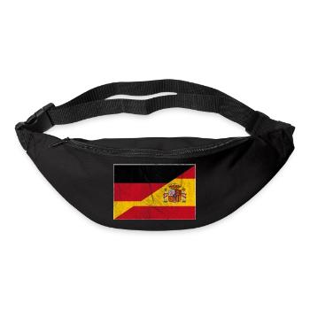 Germany Spain Flag - Bum bag - black - Front