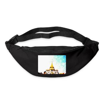 Tempel in Thailand - Gürteltasche - Schwarz - Vorne
