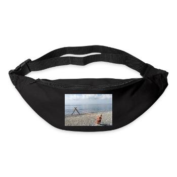 Marine Rope on the Sea - Bum bag - black - Front