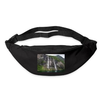 Seven Sisters Waterfall Norway Geiranger - Bum bag - black - Front