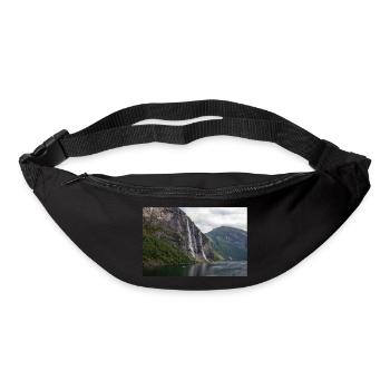 Seven Sisters Waterfall at the Geiranger fjords - Bum bag - black - Front