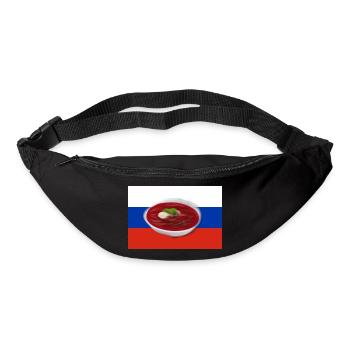 Borschtsch, Russische Suppe - Gürteltasche - Schwarz - Vorne
