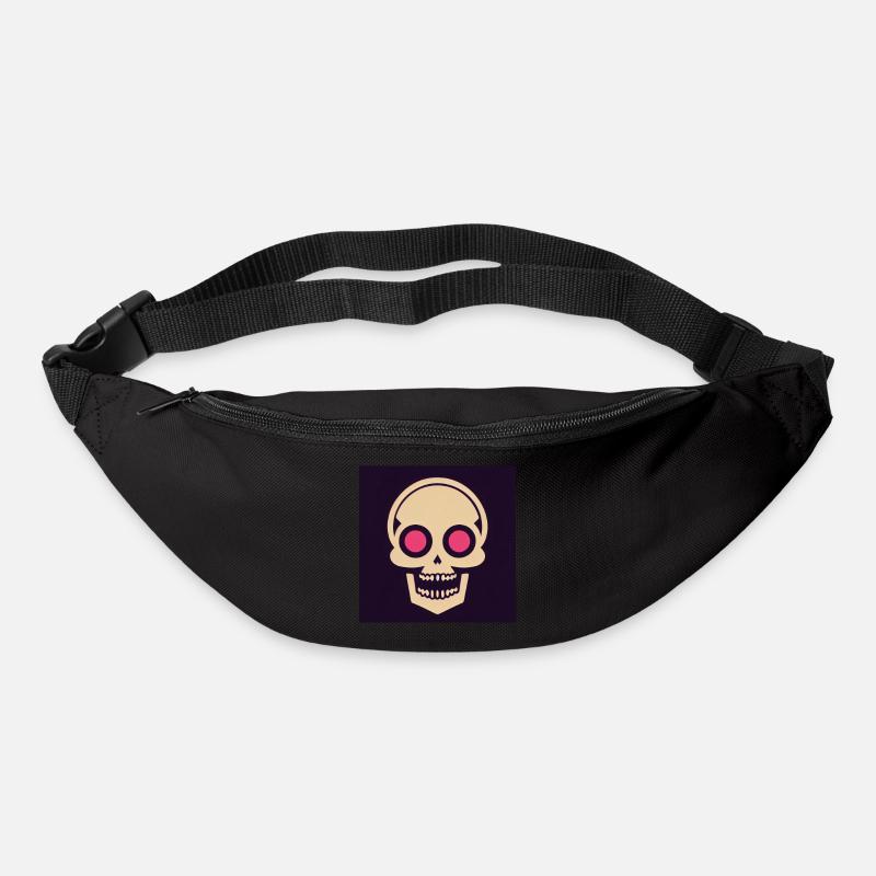 Skull Icon Fire Eye - Bum bag - black
