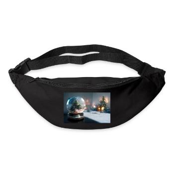 Noël 10 - Sac banane - noir - Devant
