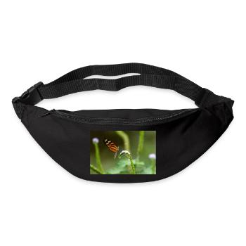 papillon - Sac banane - noir - Devant