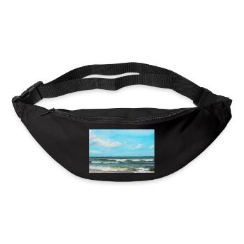 The Beauty of the Sea and it's Majestic Waves - Bum bag - black - Front