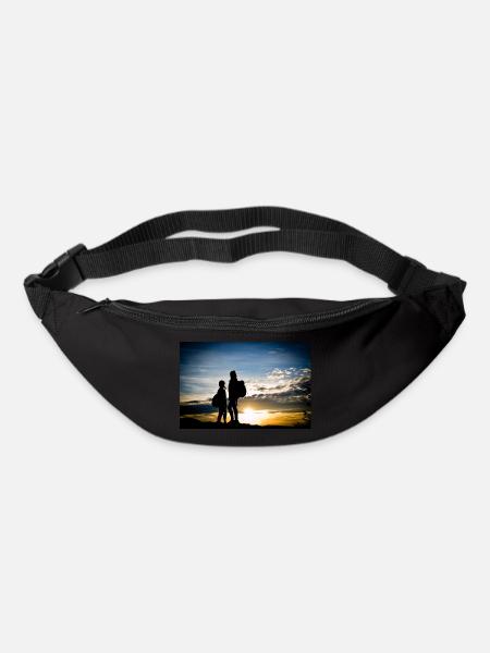Sunset - Gürteltasche - Schwarz