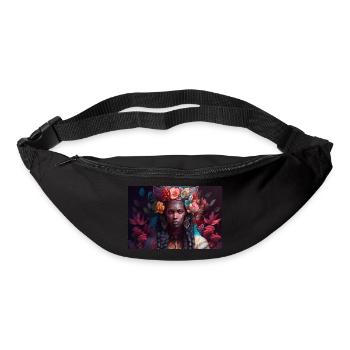 Cadeau vaudou néo-indien - Sac banane - noir - Devant