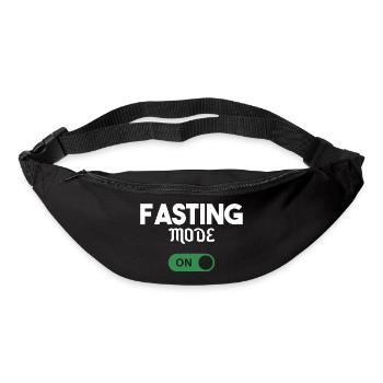 Ramadan Kareem fasten Muslim Geschenkidee - Gürteltasche - Schwarz - Vorne