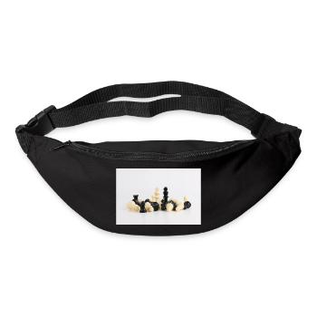 Chess pieces - Bum bag - black - Front