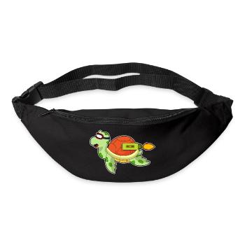 Schildkröte Rakete - Gürteltasche - Schwarz - Vorne