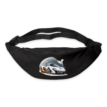 La voiture de sport - Sac banane - noir - Devant