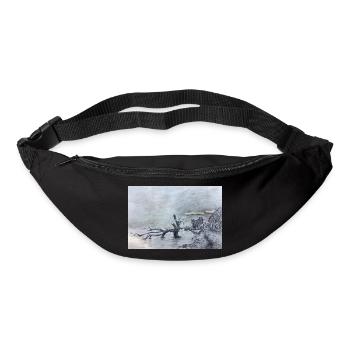 Natur wie gemalt - Gürteltasche - Schwarz - Vorne