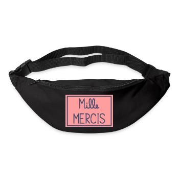 MERCI. MAÎTRESSE. MAÎTRE. MERCI MAÎTRESSE - Sac banane - noir - Devant