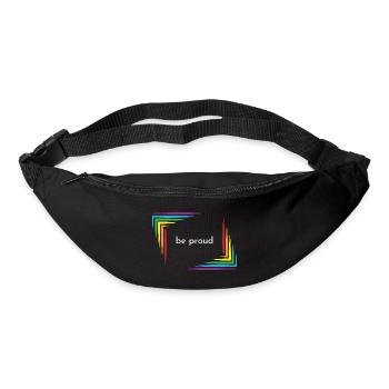 triompher LGBTQIA+ | Montrez un peu d’amour - Sac banane - noir - Devant