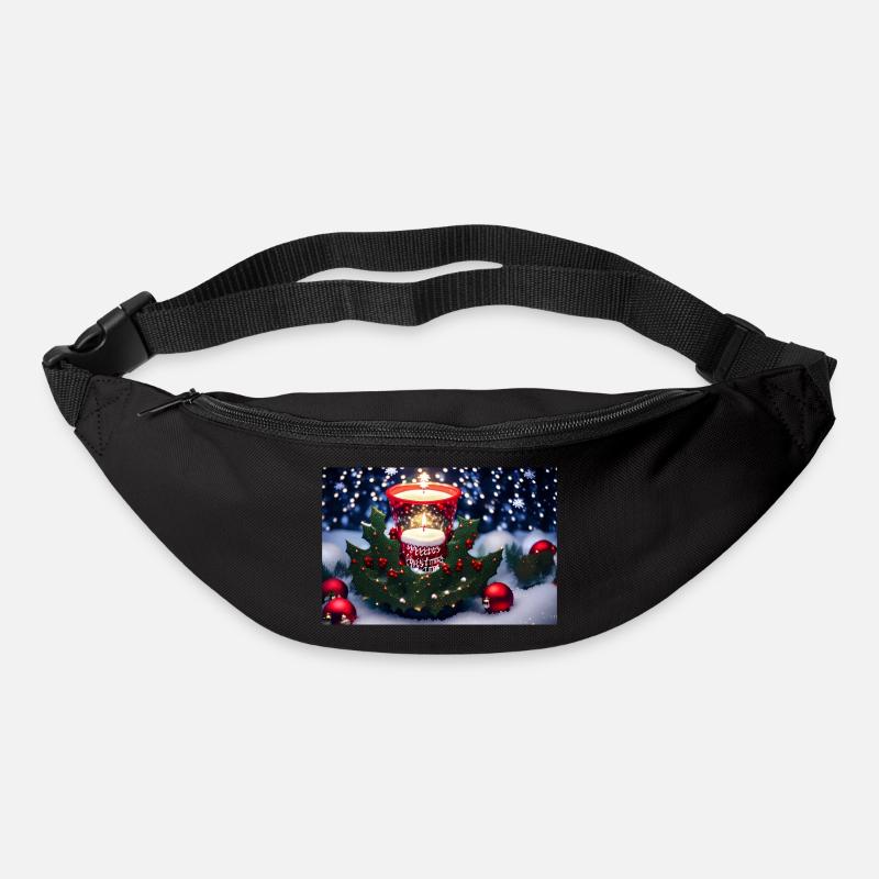 Weihnachten - Gürteltasche - Schwarz