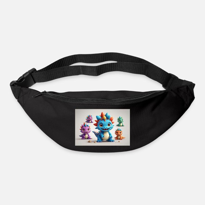 Monstre 8 - Sac banane - noir