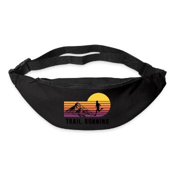 Trail Run Ultra Running Berg Trekking - Gürteltasche - Schwarz - Vorne