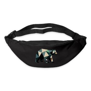 Ours, Polygone, Angulaire, Randonnée, Arbres, Animaux, Nature Sauvage, Nature - Sac banane - noir - Devant
