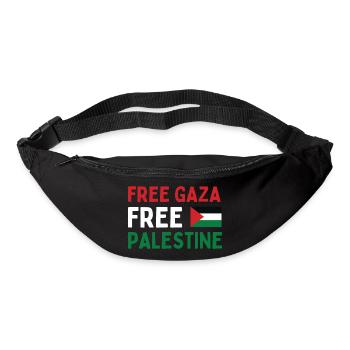 FREI FÜR Gaza FREI für Palästina - Gürteltasche - Schwarz - Vorne