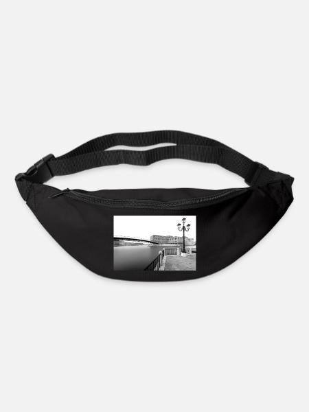 View of the "Ponte della Costituzione" - Bum bag - black