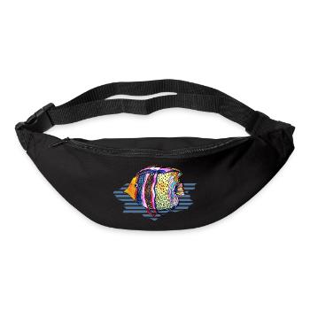 Poisson - Sac banane - noir - Devant