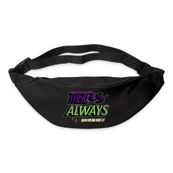 chat collage t-shirts drôle citation bday blague chats - Sac banane - noir - Devant