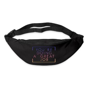 Vous faites un excellent travail 2 - Sac banane - noir - Devant