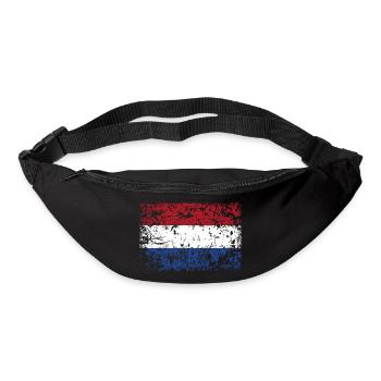 Niederlande Flagge VINTAGE - Gürteltasche - Schwarz - Vorne