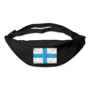 Drapeau de Marseille - Sac banane - noir - Devant