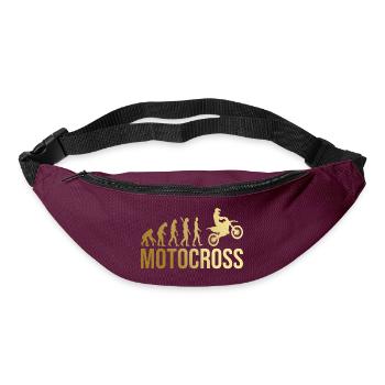 Evolution Motocross - Gürteltasche - Burgunderrot - Vorne
