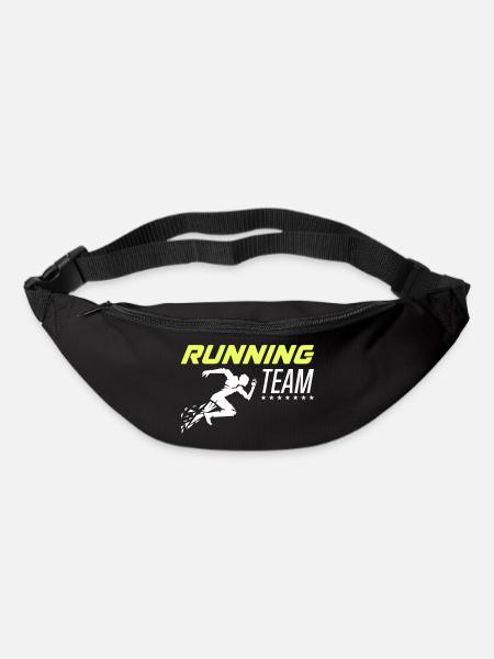 running team 1 - Gürteltasche - Schwarz