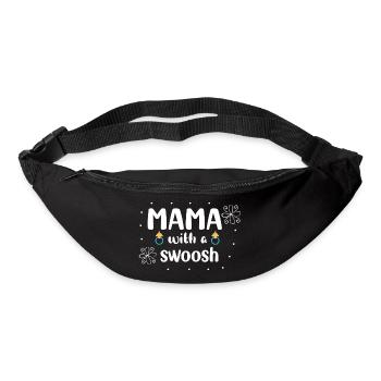 Mama with a swoosh - Bum bag - black - Front