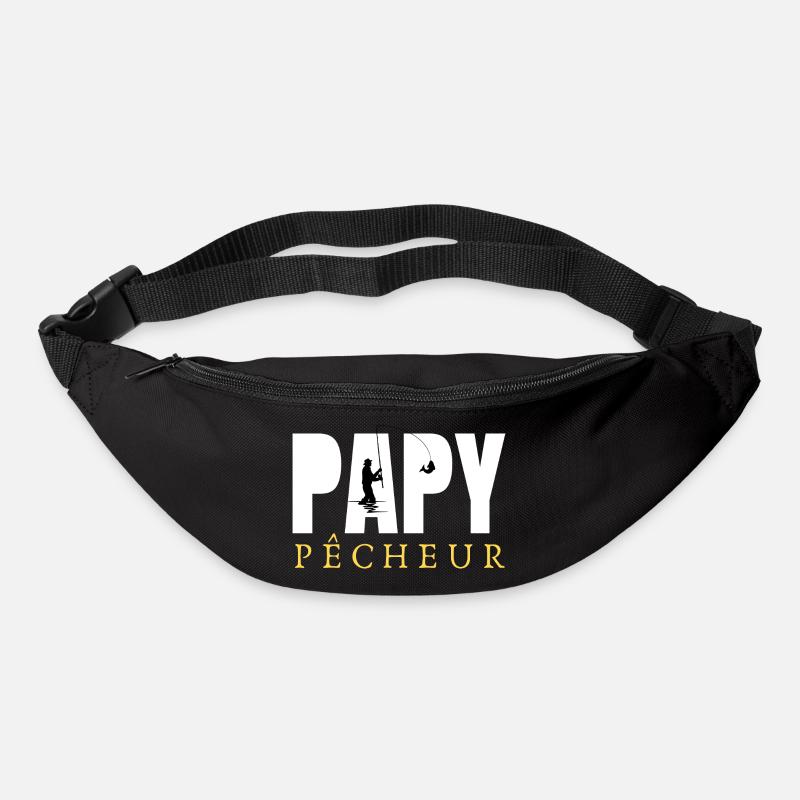PAPY PÊCHEUR 1 - Sac banane - noir