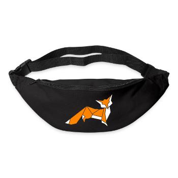little fox origami - Bum bag - black - Front