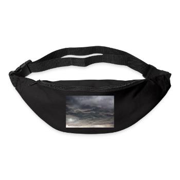 Dunkle Wolkenformationen im Sturm - Gürteltasche - Schwarz - Vorne