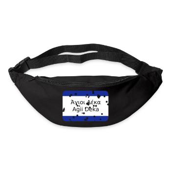 mg agii deka - Sac banane - noir - Devant